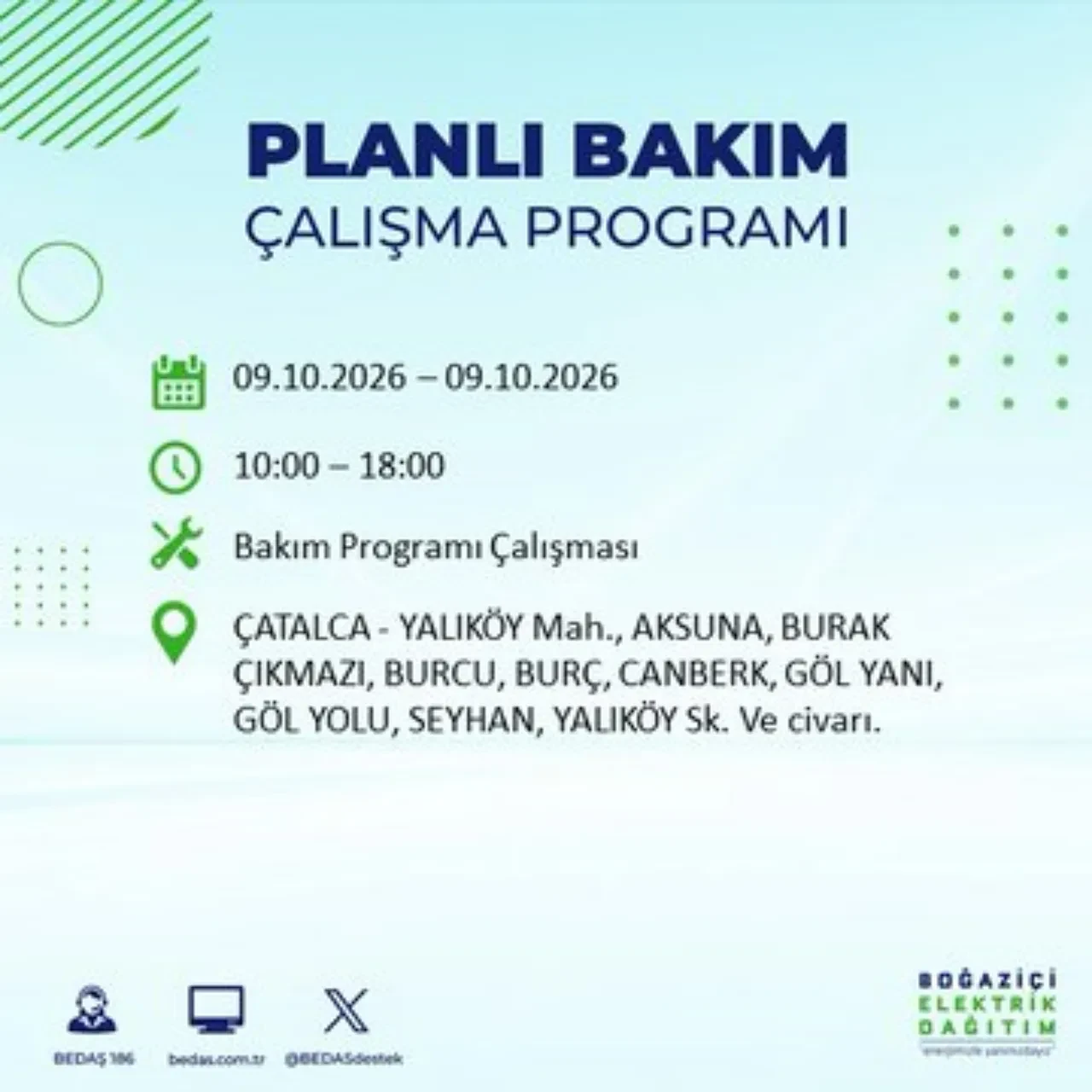 BEDAŞ uyardı! Bu ilçelere 8 saat elektrik verilmeyecek! Hangi ilçelerde elektrik kesintisi olacak? Esenler, Esenyurt, Bahçelievler, Kağıthane elektrik kesintisi...