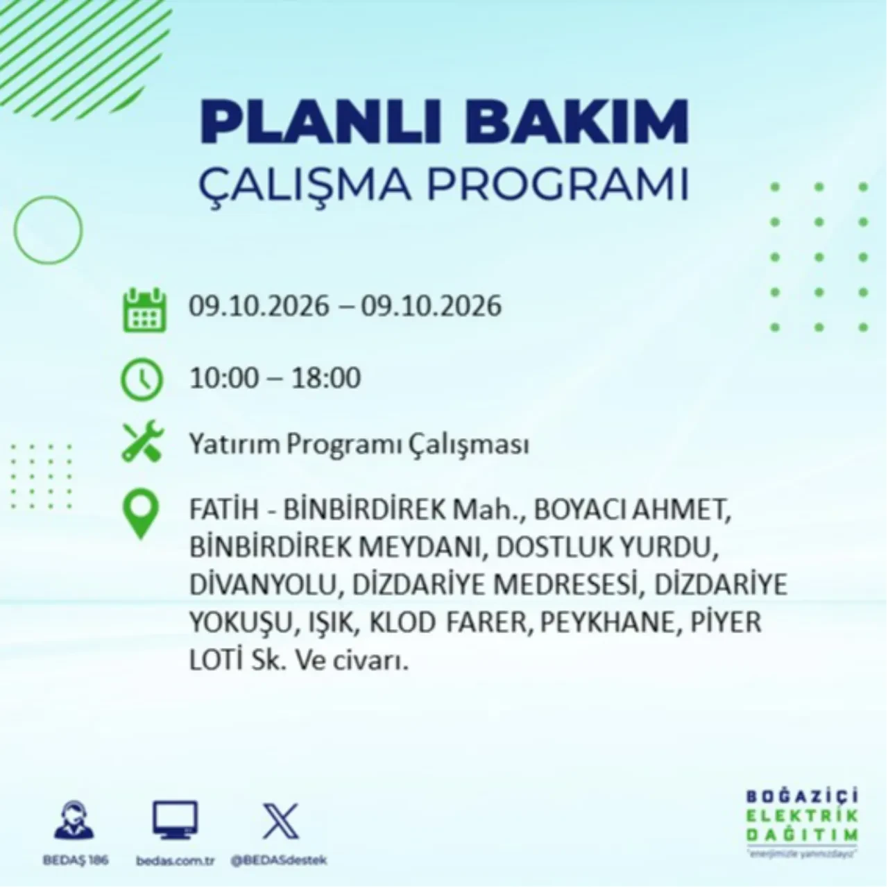 BEDAŞ uyardı! Bu ilçelere 8 saat elektrik verilmeyecek! Hangi ilçelerde elektrik kesintisi olacak? Esenler, Esenyurt, Bahçelievler, Kağıthane elektrik kesintisi...