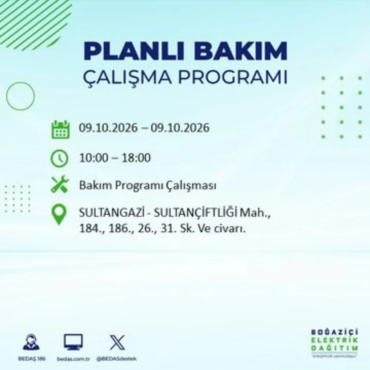 BEDAŞ uyardı! Bu ilçelere 8 saat elektrik verilmeyecek! Hangi ilçelerde elektrik kesintisi olacak? Esenler, Esenyurt, Bahçelievler, Kağıthane elektrik kesintisi...