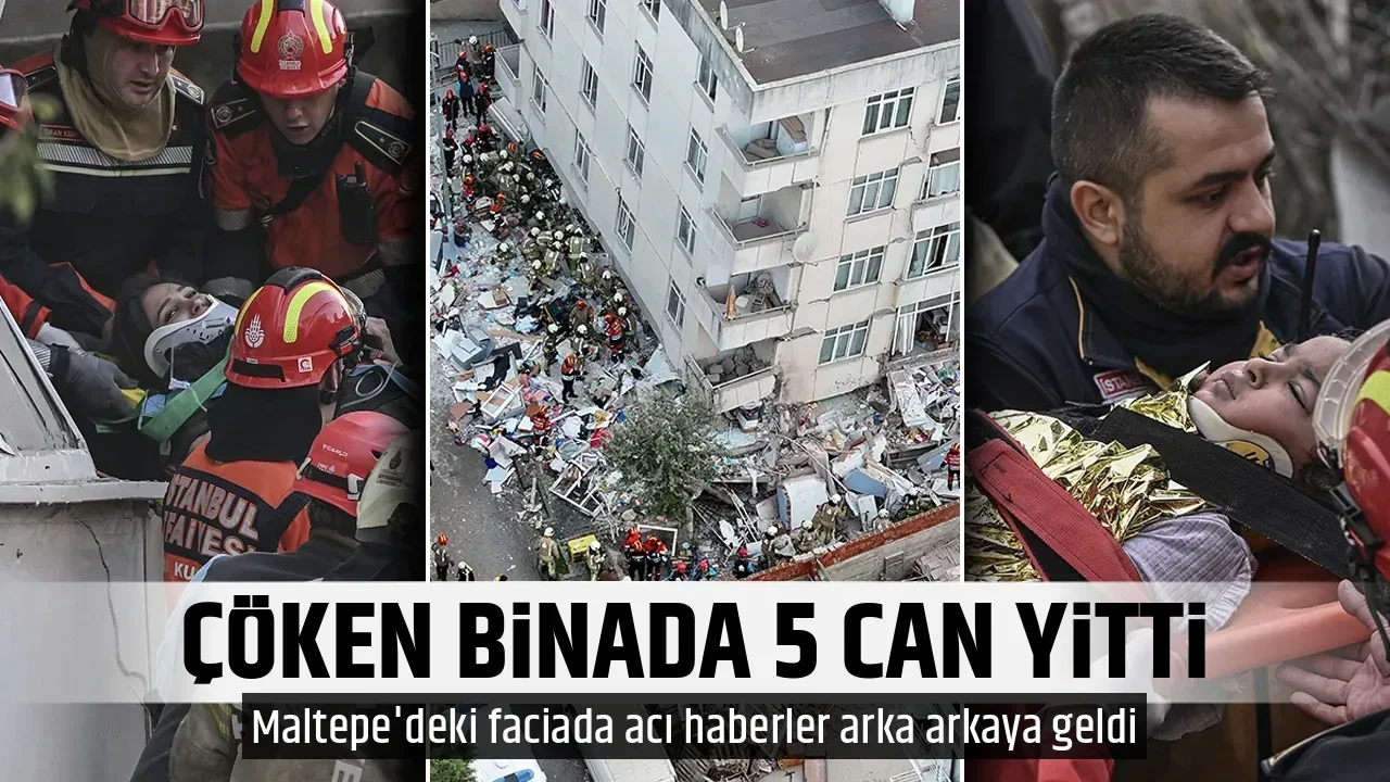 ÇÖKEN BİNADA 5 CAN YİTTİ