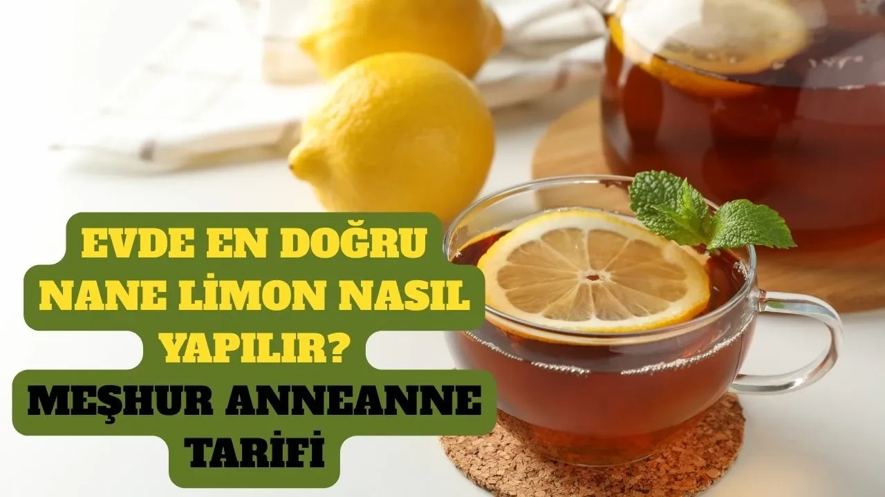 Nane limon nasıl yapılır, faydaları neler? Grip hastalığına birebir iyi gelen nane limon çayının gerçek tarifi