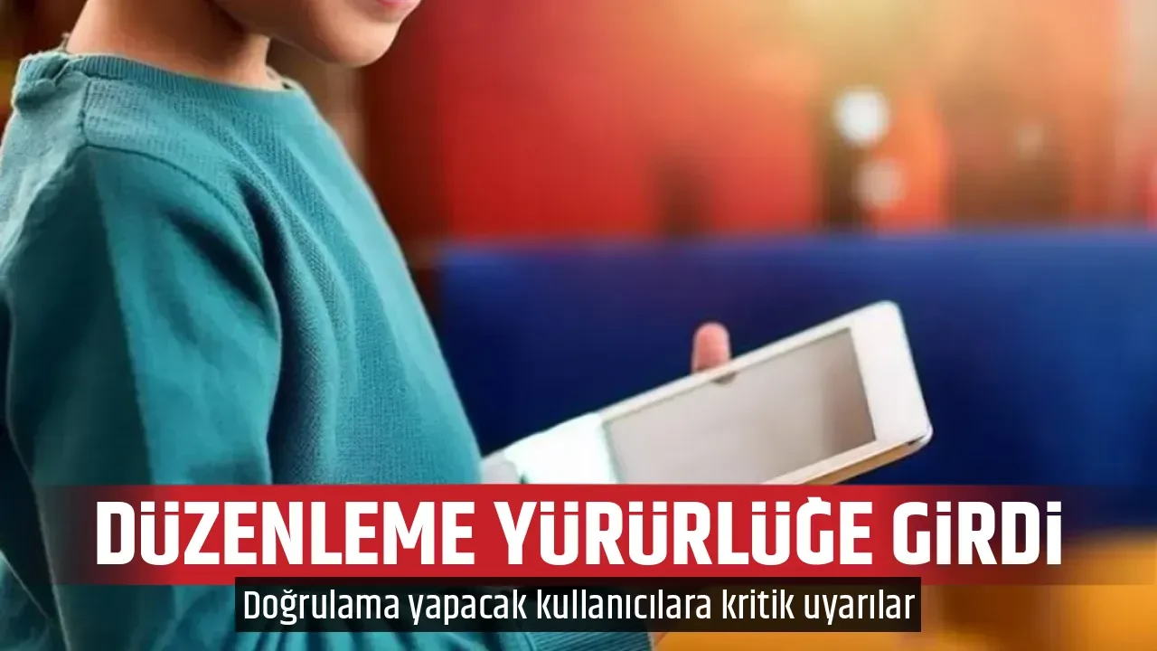 DÜZENLEME YÜRÜRLÜĞE GİRDİ