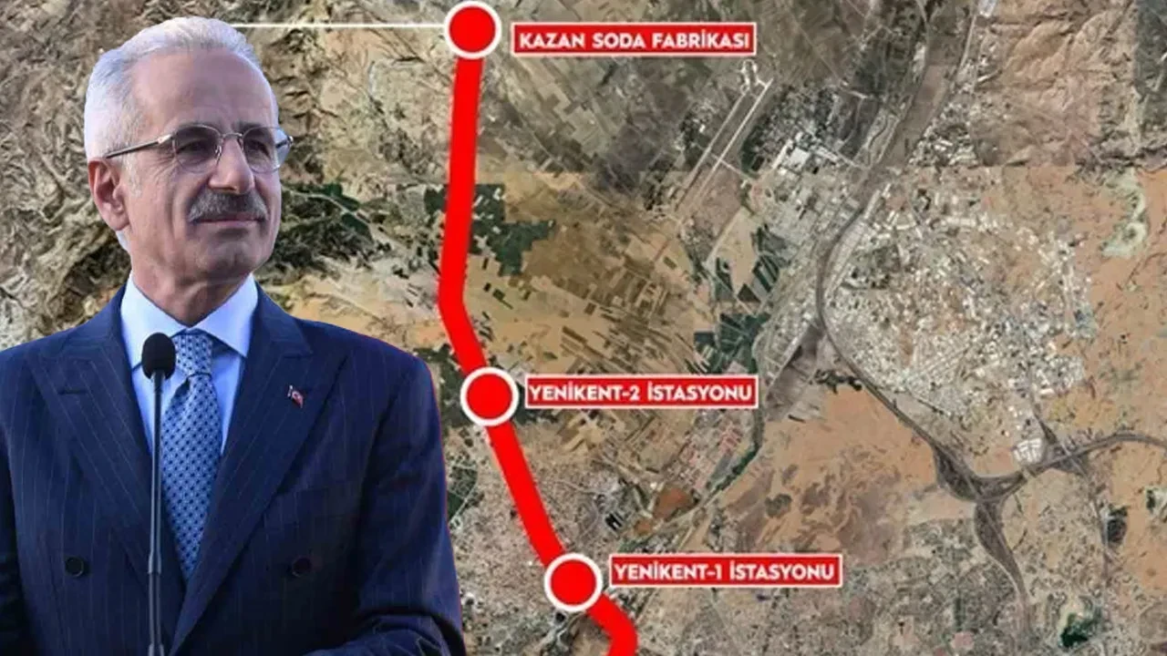 Bakan Uraloğlu duyurdu! 600 bin kişiyi ilgilendiriyor: Başkentray Banliyö Hattı Yenikent'e bağlanıyor