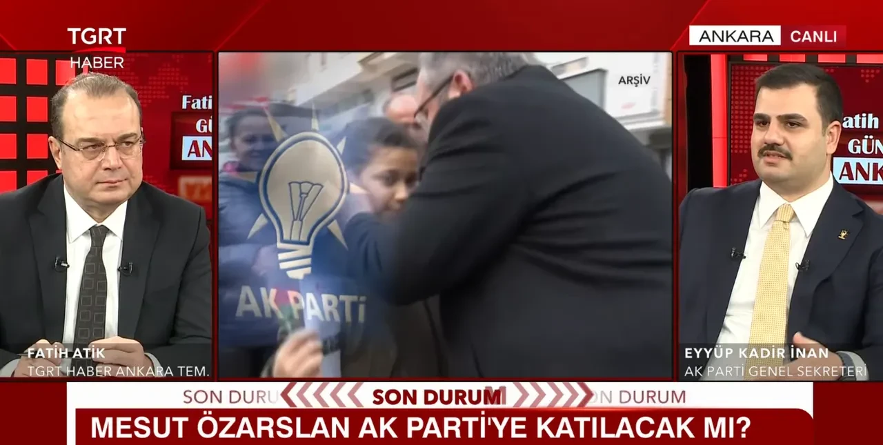 AK Partili Eyyüp Kadir İnan canlı yayında son seçim anketini açıkladı: Erdoğan rakibine fark atıyor, CHP'nin oy oranı düşüyor 
