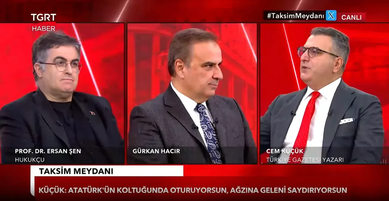 Cem Küçük'ten canlı yayında bomba iddia: 'Özgür Özel o mesajların daha ağırını Özlem Çerçioğlu'na da göndermiş'