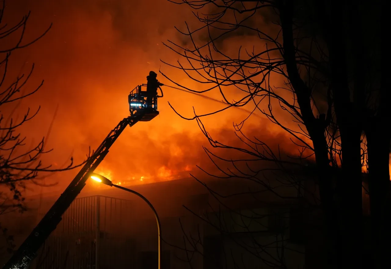 Üsküdar'da korkutan yangın! Vatandaşlar sokağa döküldü