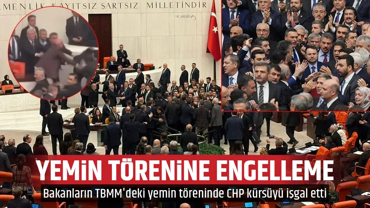 YEMİN TÖRENİNE ENGELLEME