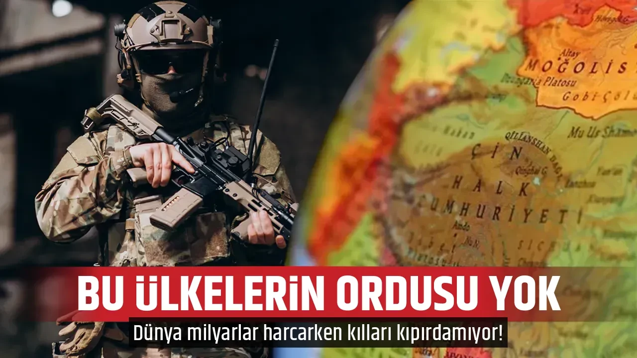 BU ÜLKELERİN ORDUSU YOK