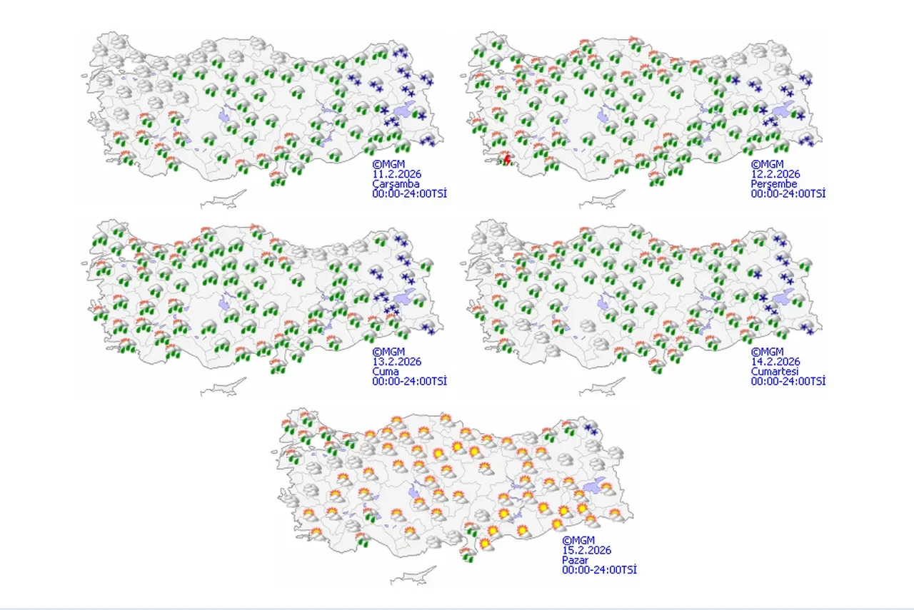 Meteoroloji illeri tek tek uyardı! Kuvvetli kar yağışı ve sağanak geliyor: Lapa lapa yağacak 