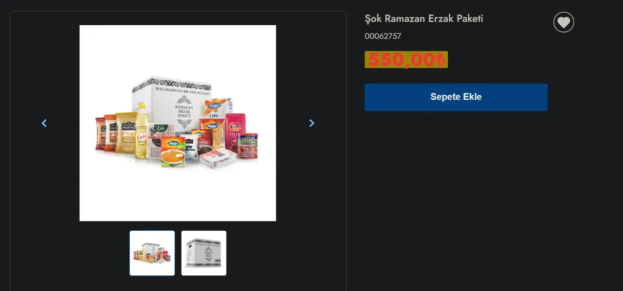 Ramazan kolisi 2026 fiyatları! BİM, A101, ŞOK, Migros Ramazan kolisi fiyatı ne kadar?