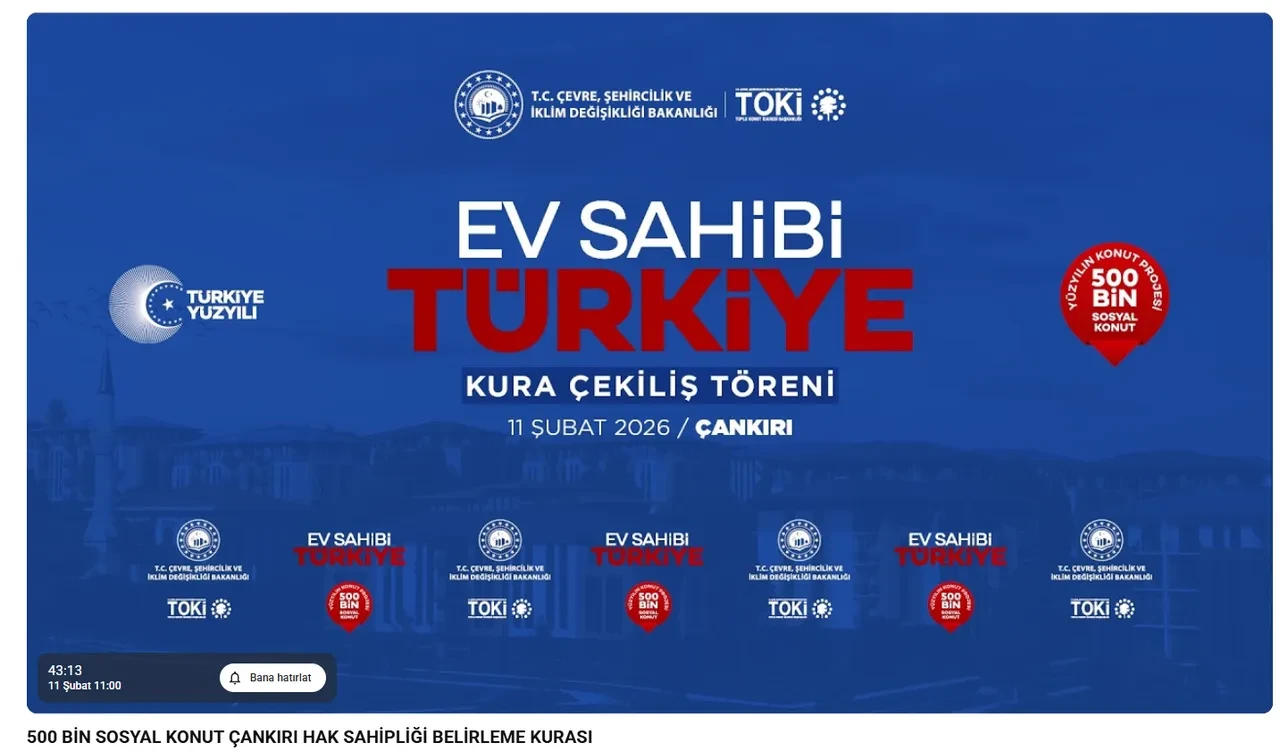TOKİ Çankırı kura sonuçları hak sahipleri 2026: TOKİ Çankırı ilçe ilçe 1.753 konut kura sonuçları isim listesi açıklandı mı?