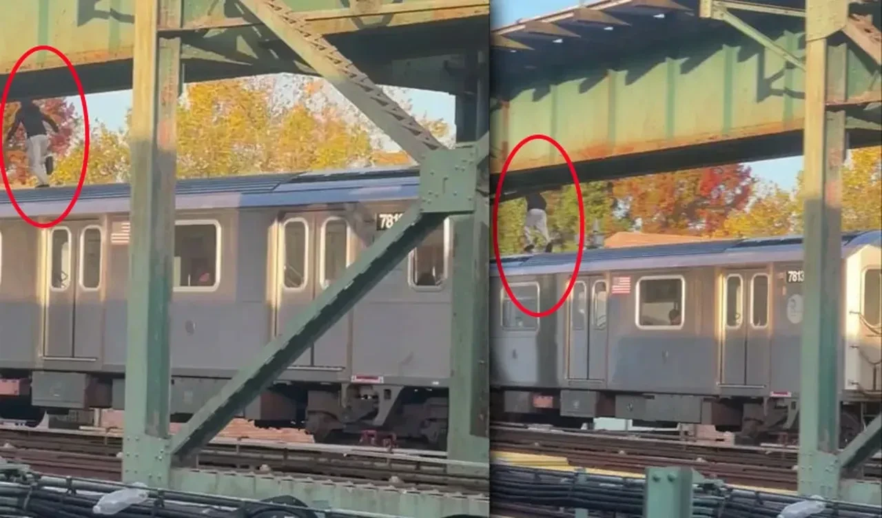 Bu sörf değil intihar! Metro üzerindeki gençler video uğruna canlarını büyük riske atıyor