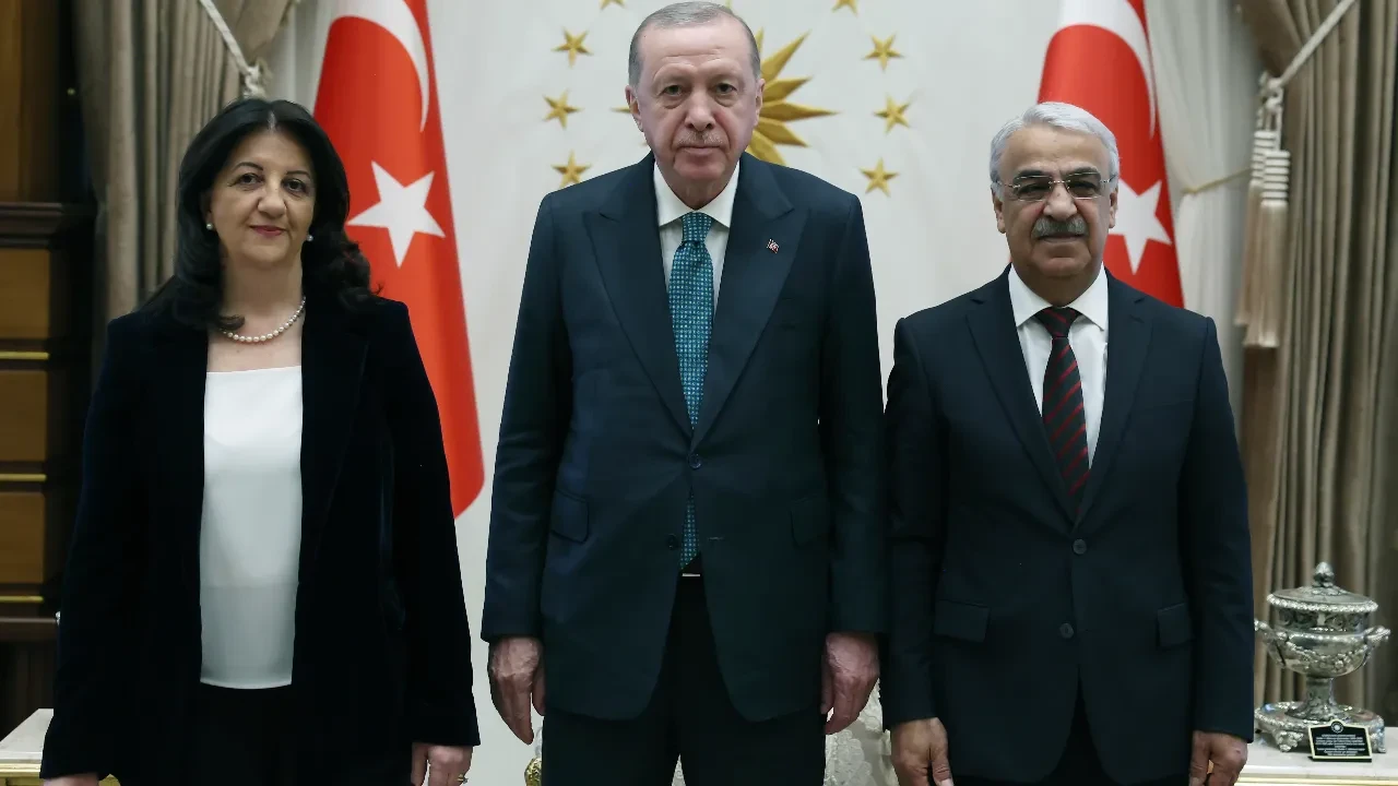 Cumhurbaşkanı Erdoğan ile görüşmenin ardından DEM Parti'den açıklama!