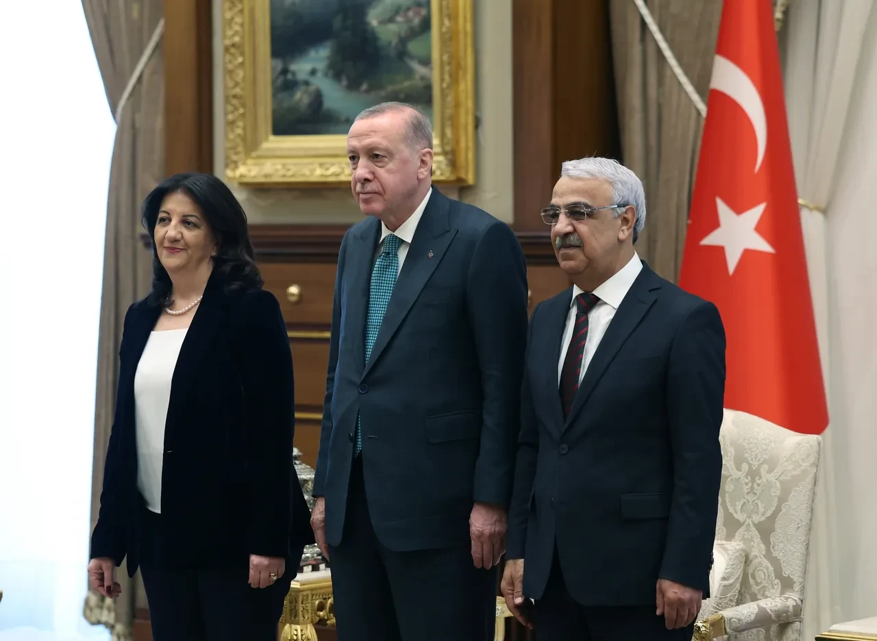 Cumhurbaşkanı Erdoğan ile görüşmenin ardından DEM Parti'den açıklama! 