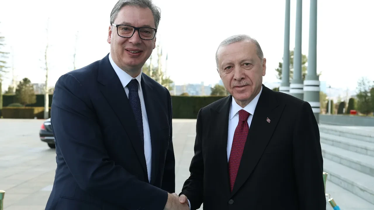 Cumhurbaşkanı Erdoğan, Sırbistan Cumhurbaşkanı Vucic ile görüştü