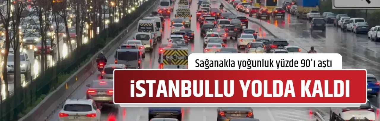 İSTANBULLU YOLDA KALDI