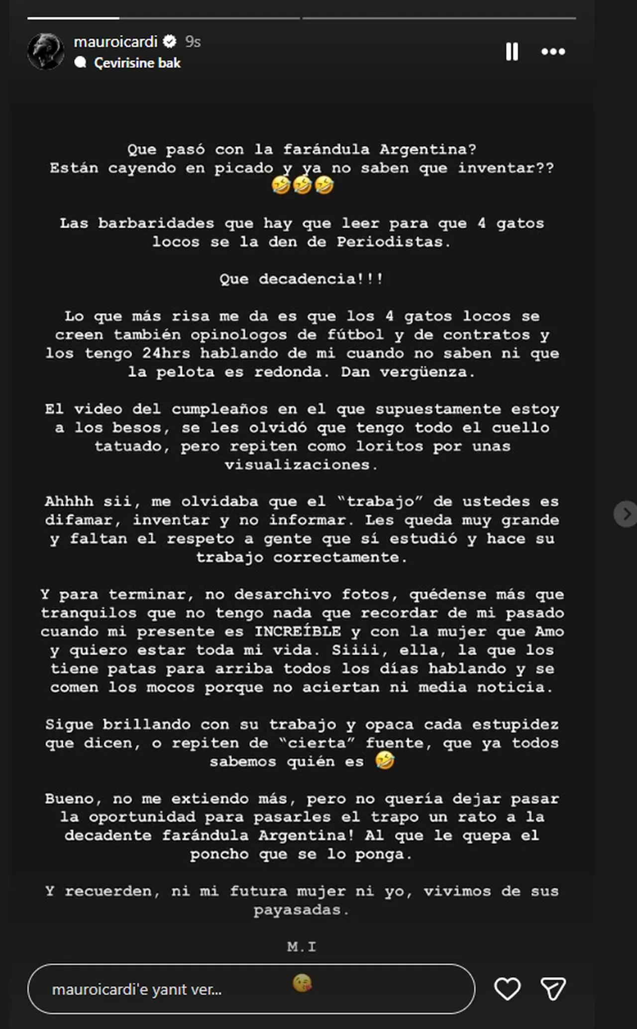 Mauro Icardi, Lucas Torreira'nın doğum günündeki görüntülerine açıklık getirdi! China Suárez'i aldattığı iddiasına ateş püskürdü 