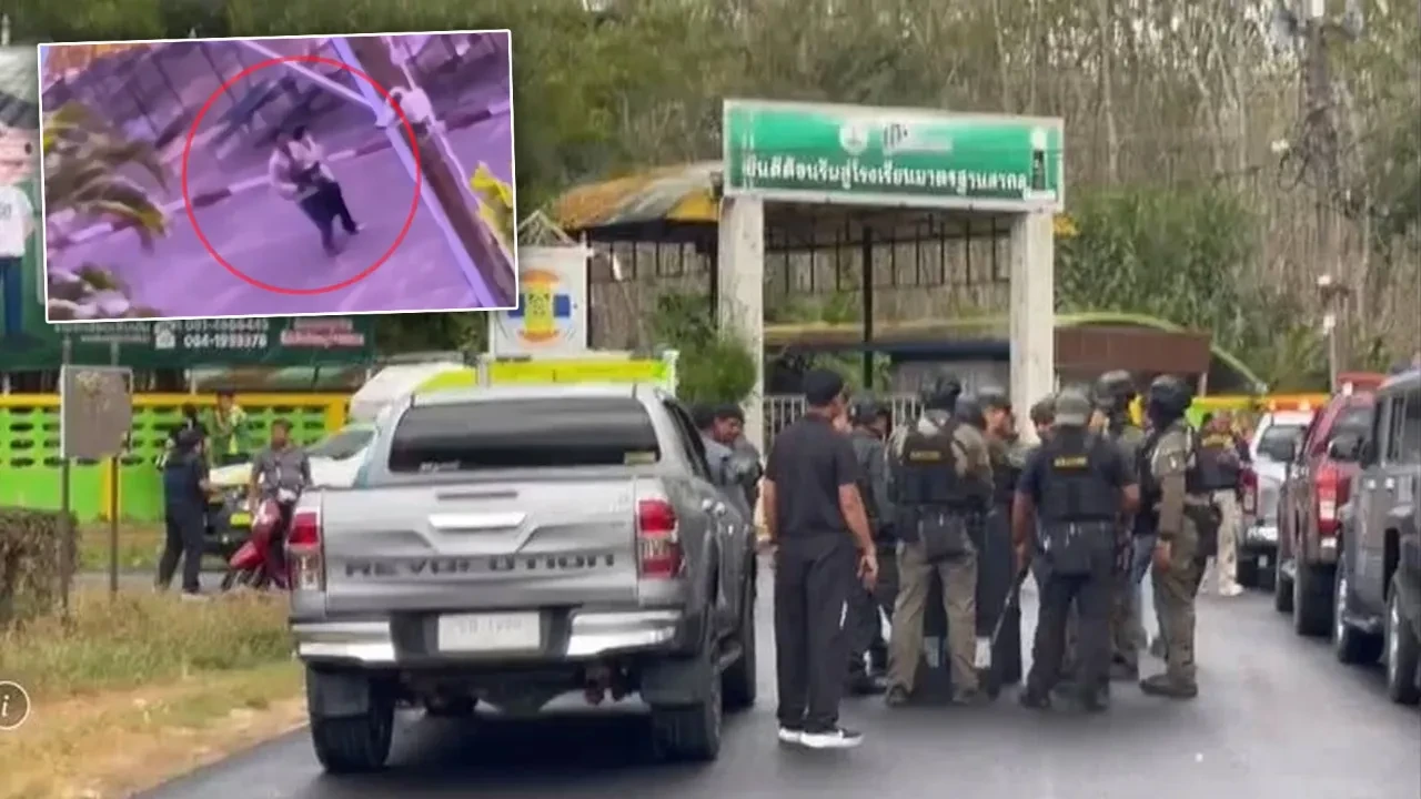 Okula silahlı saldırıda öğretmen hayatını kaybetti! Tayland şoku atlatmaya çalışıyor