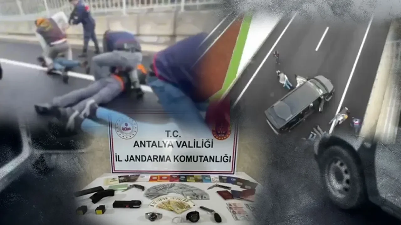 Alanya'da film sahnelerini aratmayan gasp: Kafasına silah dayadılar, elini kolunu bağlayıp servetini çaldılar! 