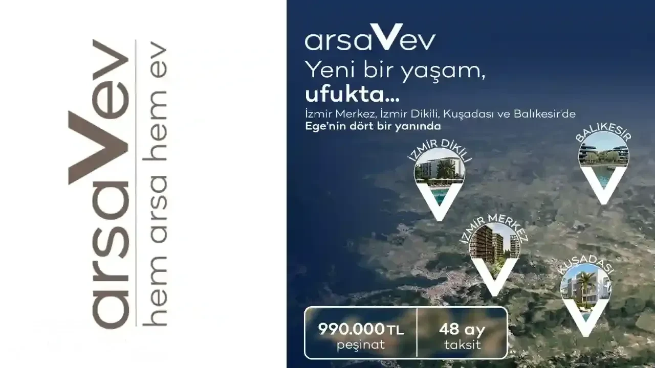 arsaVev’den Ege’de yeni bir yaşam kurma fırsatı
