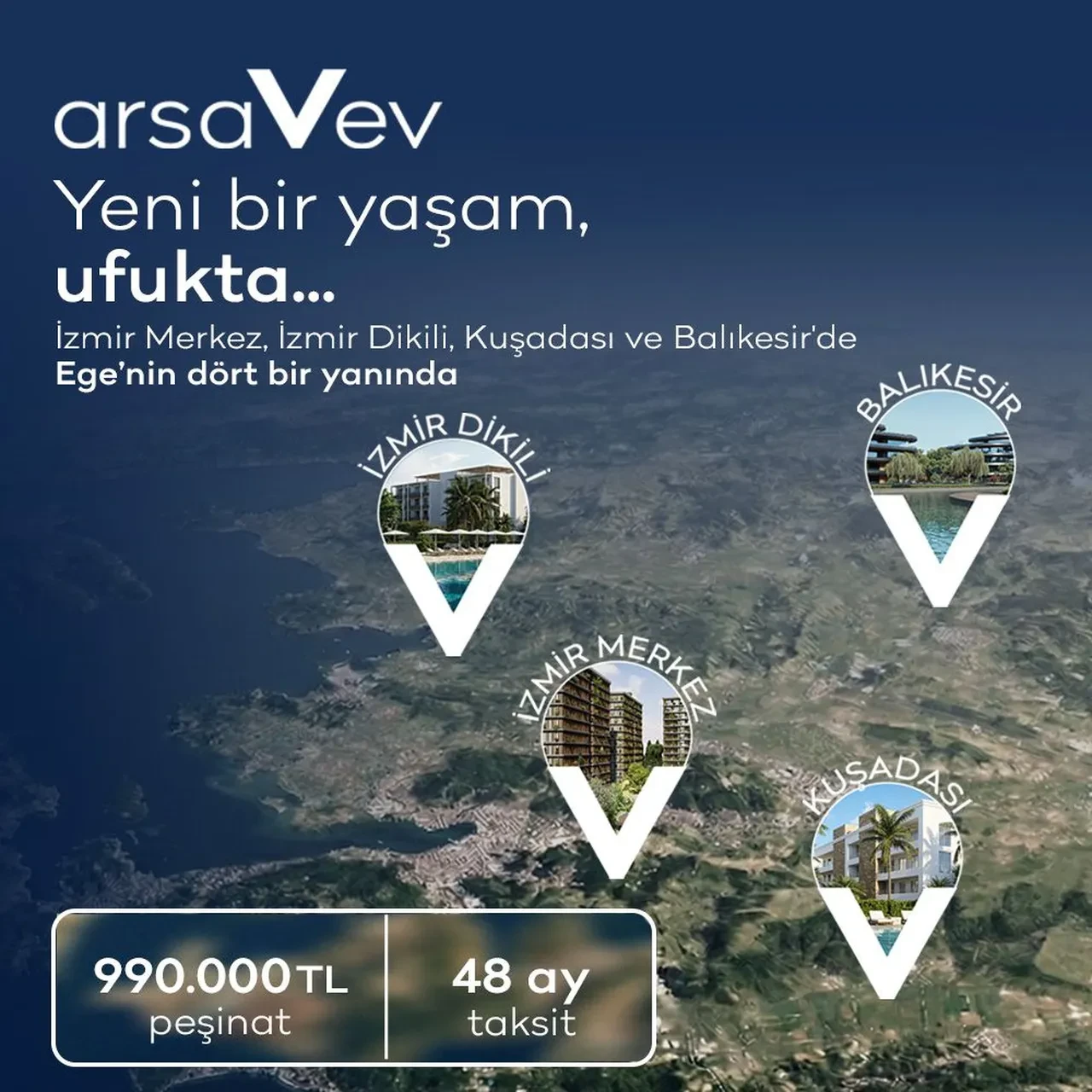 arsaVev’den Ege’de yeni bir yaşam kurma fırsatı