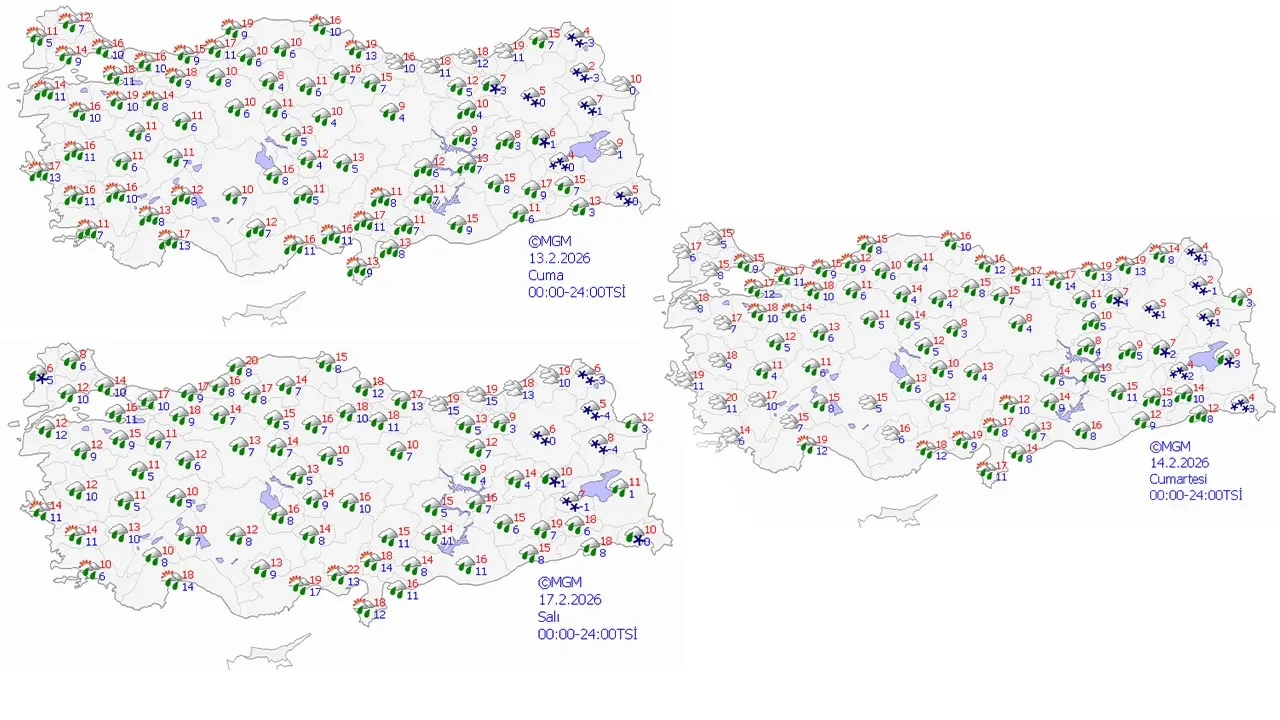Kuvvetli kar yağışı geliyor! Meteoroloji illeri tek tek duyurdu: 3 gün için kritik uyarı!