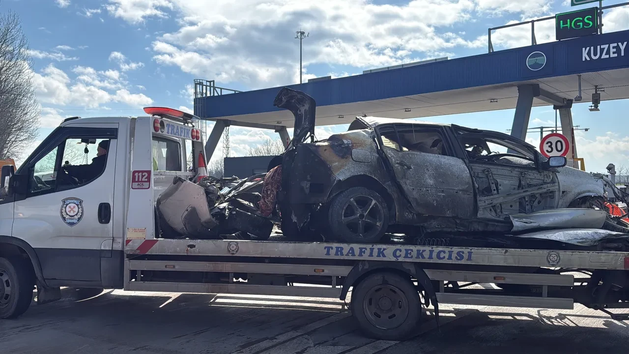 Alevler içinde hayatını kaybetti! Talihsiz sürücü kazadan kurtulamadı