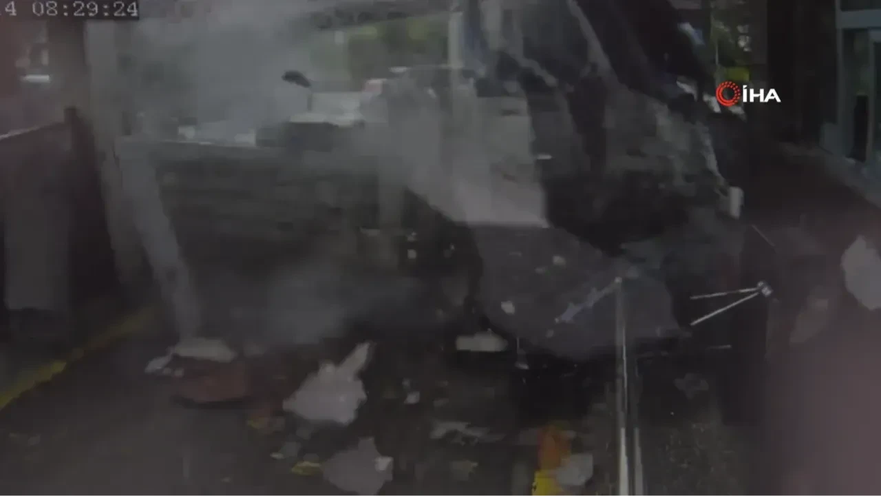 Ankara'da hatalı inşa edilen kasis kazalara neden oluyor! O anlar kamerada