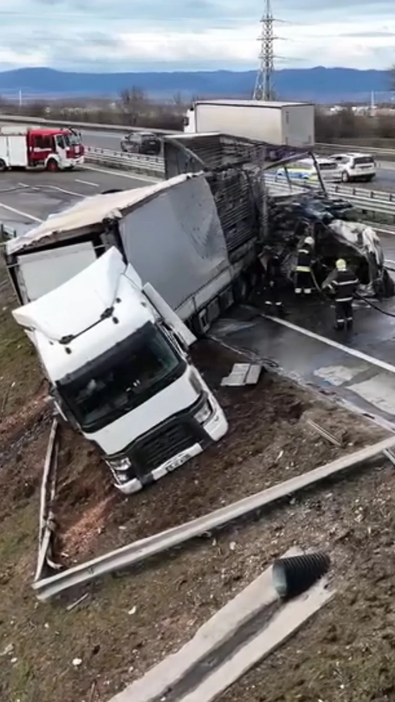 Bulgaristan'da feci tır kazası! 2 Türk şoför yaşamını yitirdi