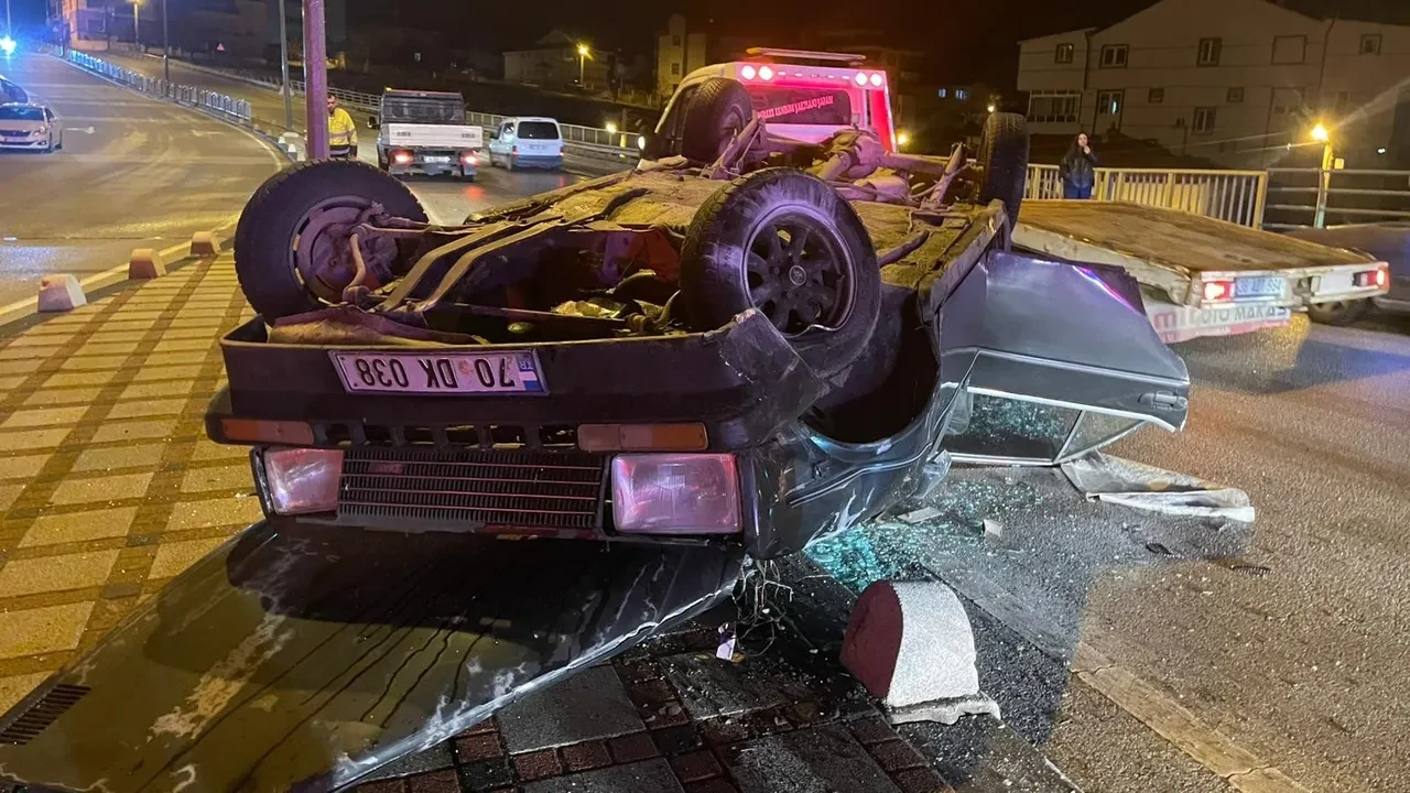 Hurdaya dönen araçtan sağ çıktı: İlk iş oto ses sistemini söktü