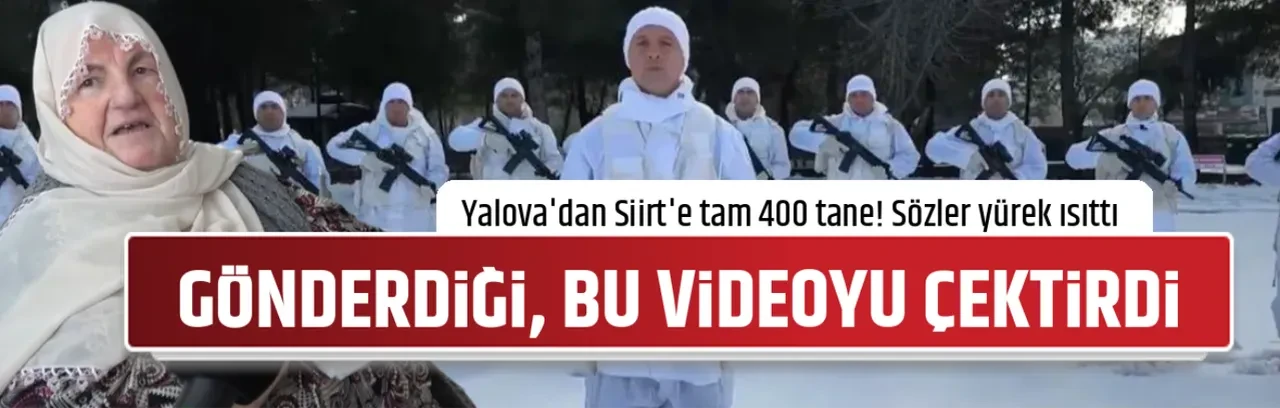 GÖNDERDİĞİ, BU VİDEOYU ÇEKTİRDİ