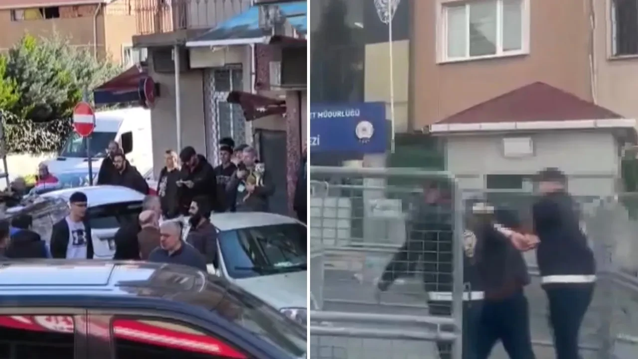 Küçükçekmece'de 'Ne işiniz var burada' diyerek polise satırla saldıran madde bağımlısı tutuklandı