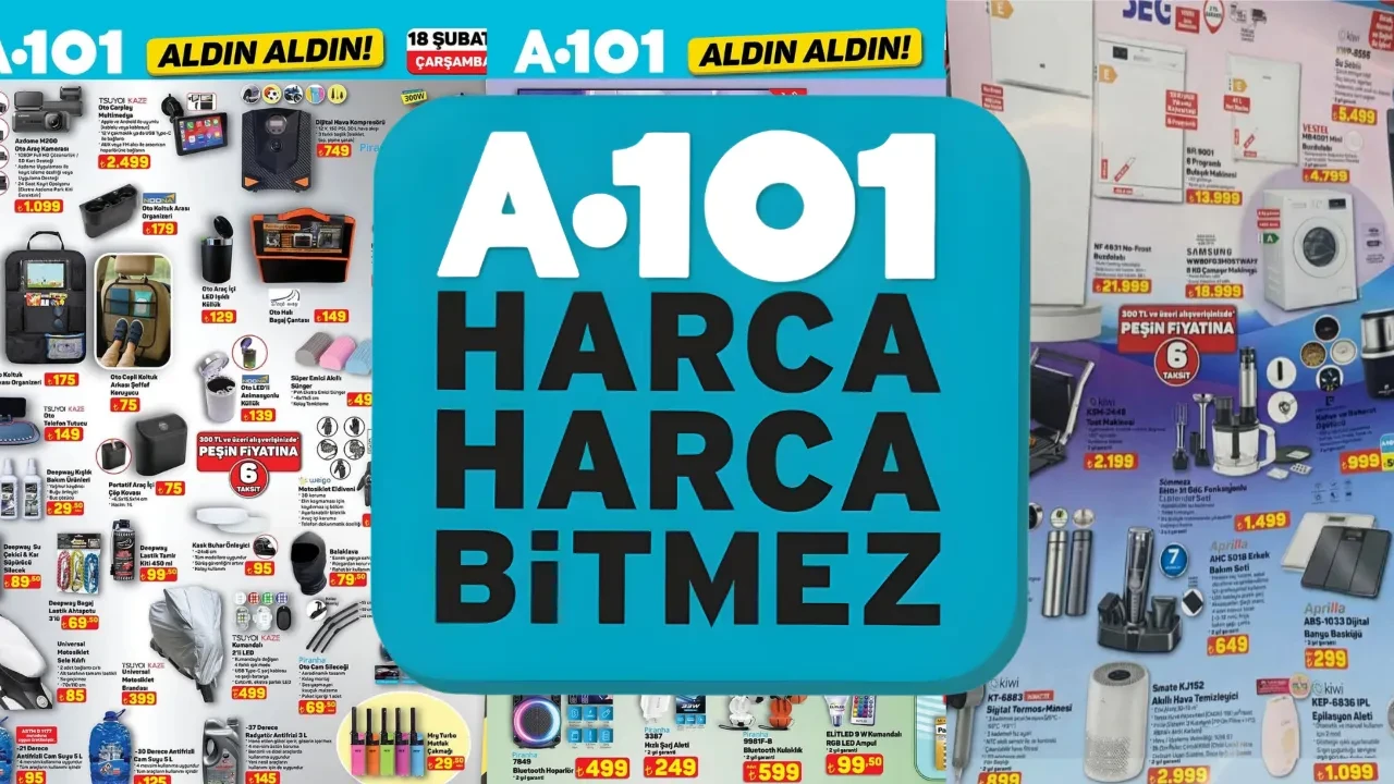 A101 aktüel ürünler 18-26 Şubat katloğu! A101'e hava temizleyici ile Galatasaray, Fenerbahçe, Beşiktaş ve Trabzonspor nevresim seti geliyor