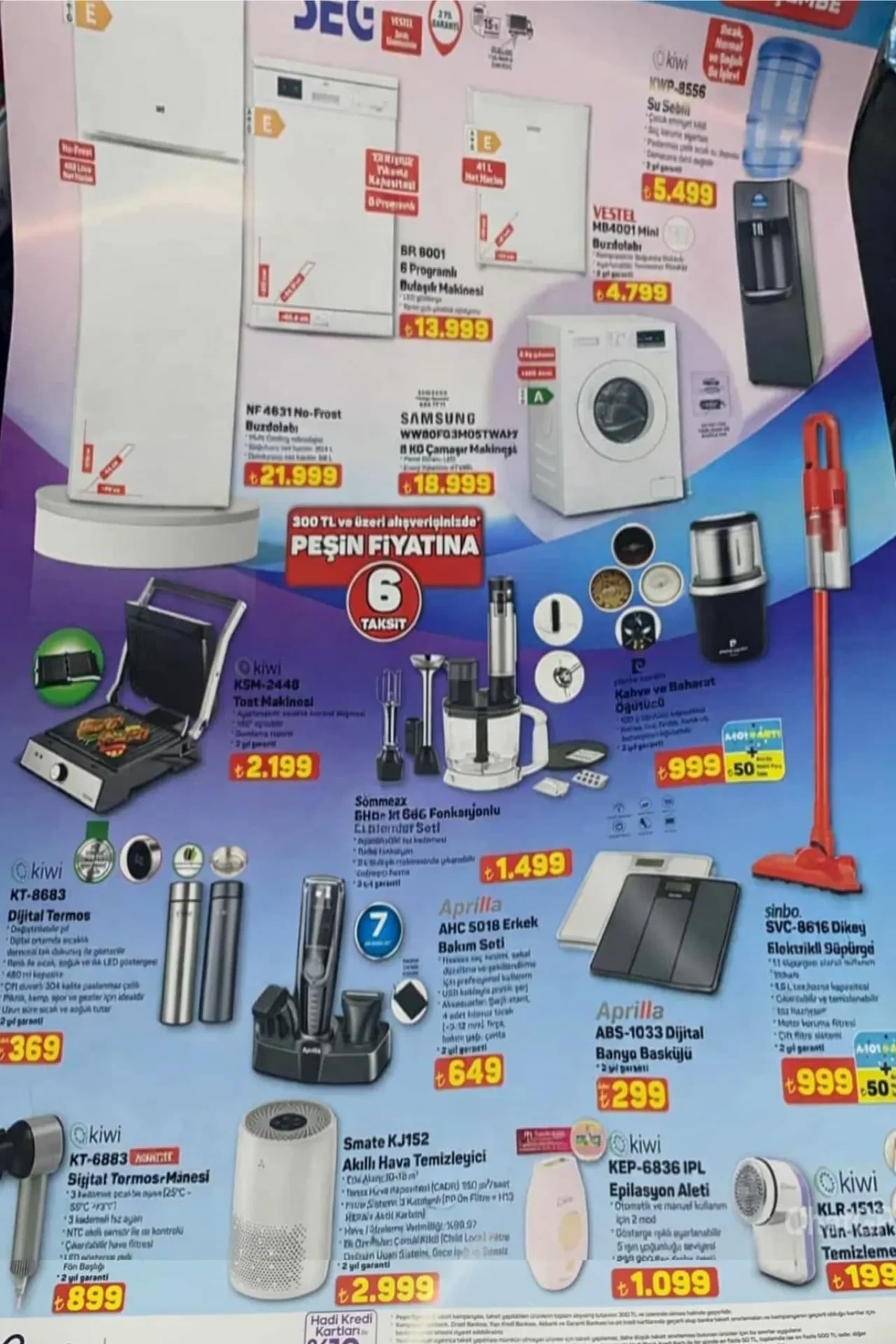 A101 aktüel ürünler 18-26 Şubat katloğu! A101'e hava temizleyici ile Galatasaray, Fenerbahçe, Beşiktaş ve Trabzonspor nevresim seti geliyor