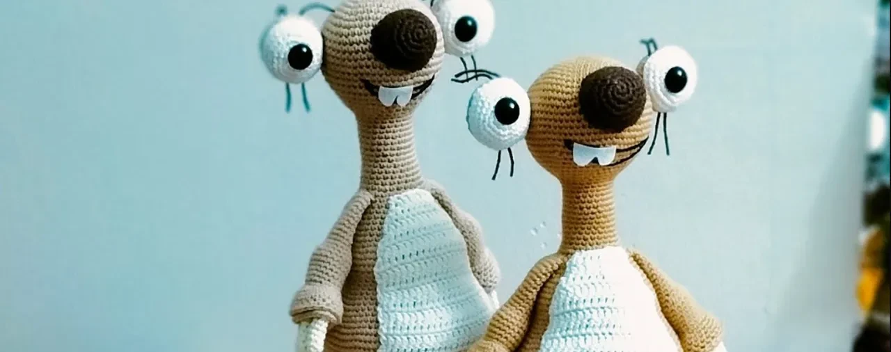 Amigurumi Sid örgü nasıl yapılır? Örgü'nün en eğlenceli hali: Buz Devri'nin Sid karakteri nasıl örülür?