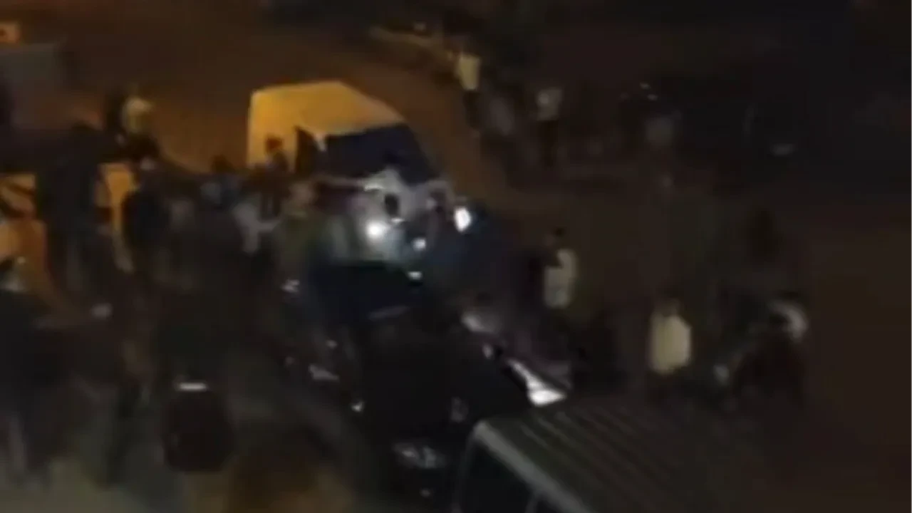 Gaziantep'te kan donduran görüntüler! Kavga edenleri aracıyla böyle ezdi