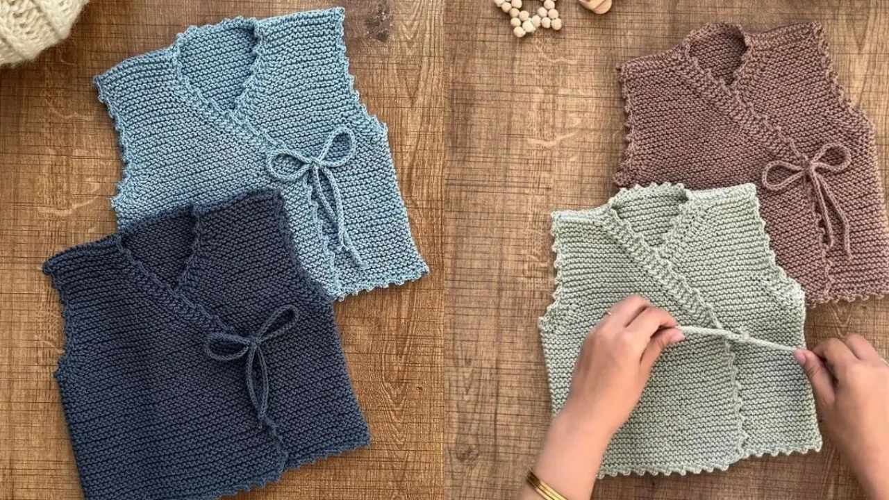 Kız bebekleri için ince ip ve tığla yapılacak süveter modelleri 2026! Bu modelleri mutlaka deneyin
