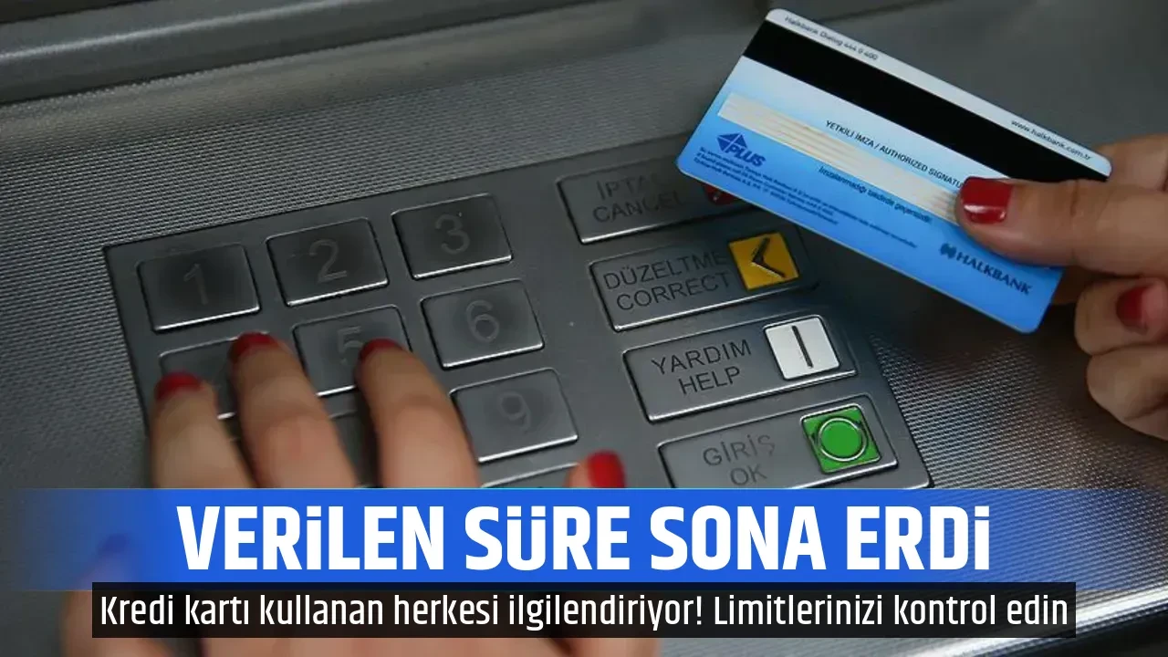 VERİLEN SÜRE SONA ERDİ