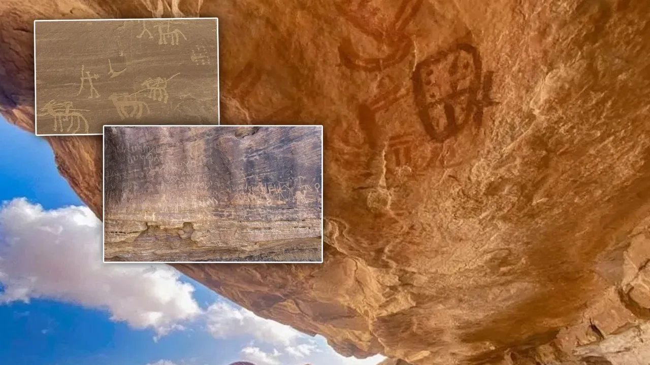 Mısır'da 10 bin yıllık devasa kayadaki semboller tarihe yeni bir ışık tuttu