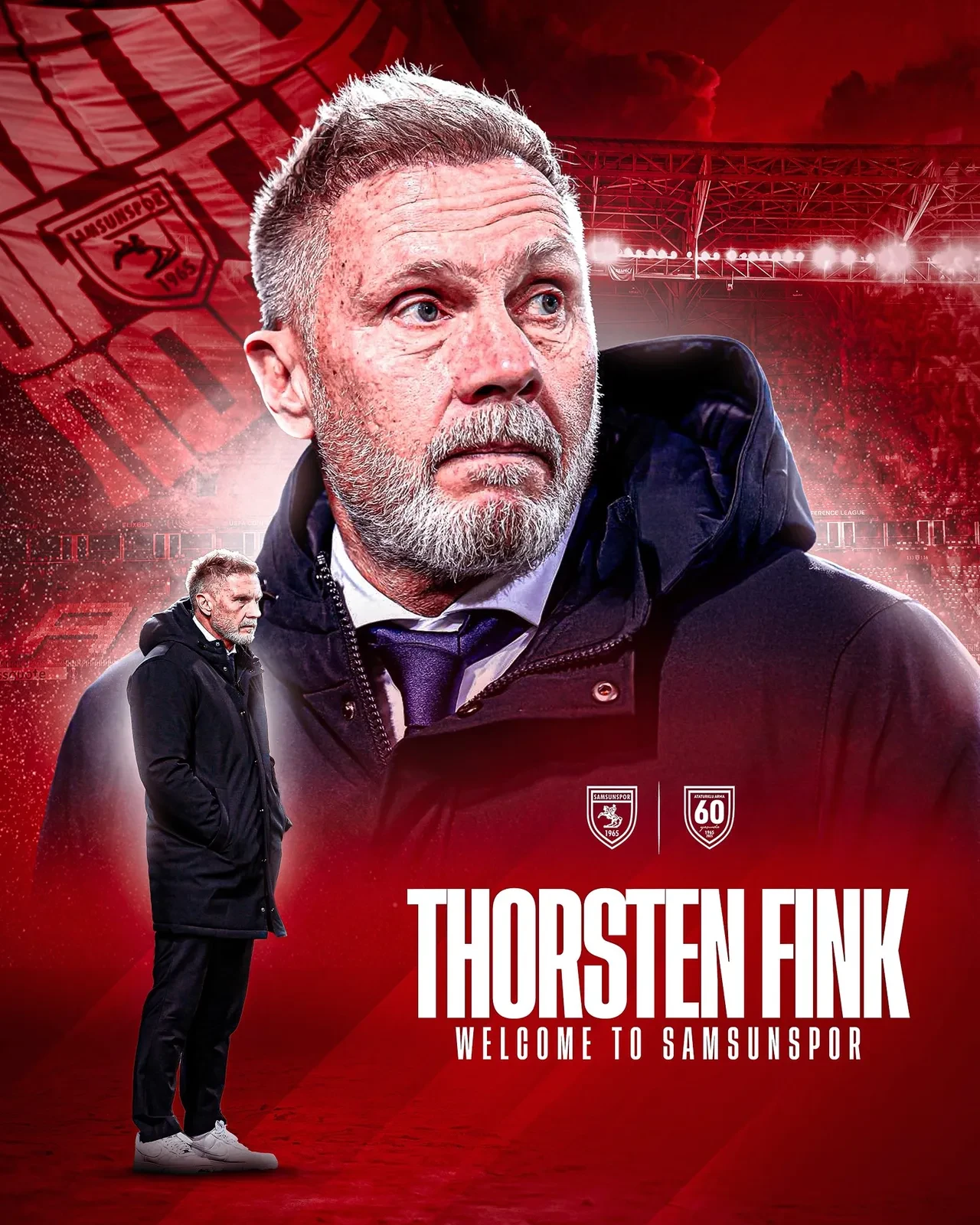 Samsunspor'da Thorsten Fink resmen imzaladı: "Üçüncü adımı atmamız gerekiyor"