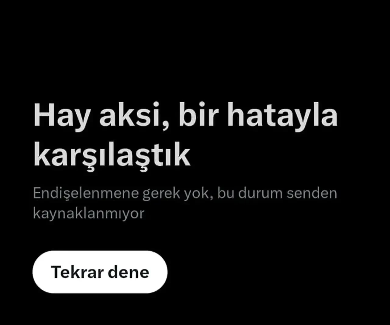 X (Twitter) akış yenilenmiyor! "Hay aksi bir hatayla karşılaştık. Bir sorun oluştu" uyarısı nasıl düzelir?