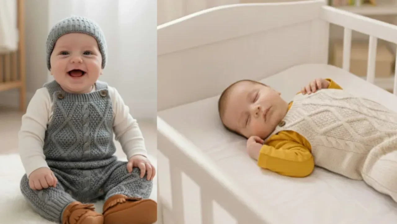 2026 Örgü Salopet modelleri yeniden raflarda! Stil sahibi gösteren en tarz bebek örgü salopet modelleri 2026