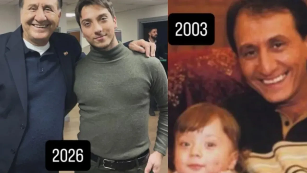 Özgür Ozan ve Alperen Khamis yıllar sonra yeniden buluştu! Çocuklar Duymasın'ın baba ve oğlundan sürpriz kare