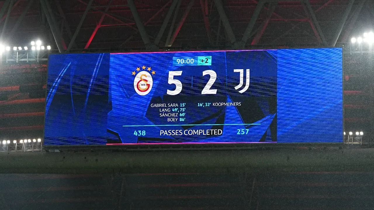 Galatasaray, Şampiyonlar Ligi'nde ilki başardı! 5-2'lik Juventus zaferi tarihe geçti