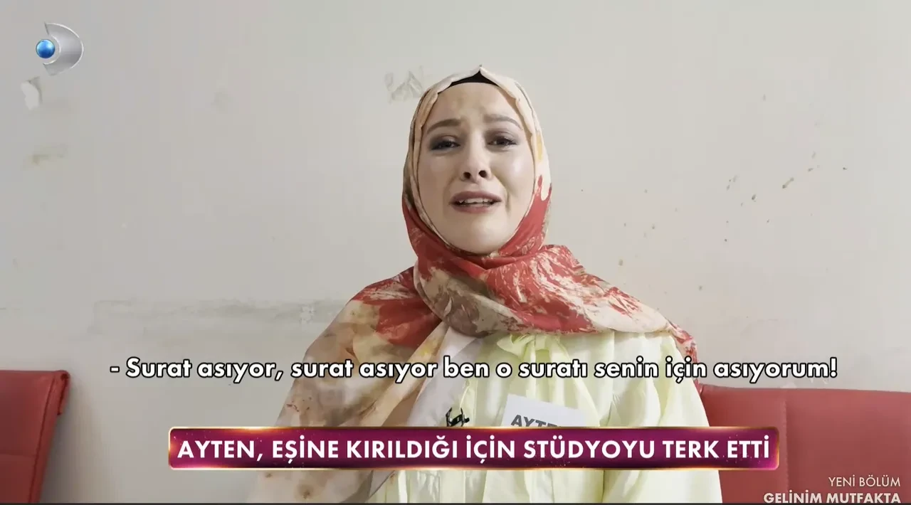 Gelinim Mutfakta Ayten kayınvalidesine oğlun al senin olsun dedi, stüdyoyu terk etti! Ayten ve eşi Ayten arasında ipler gerildi