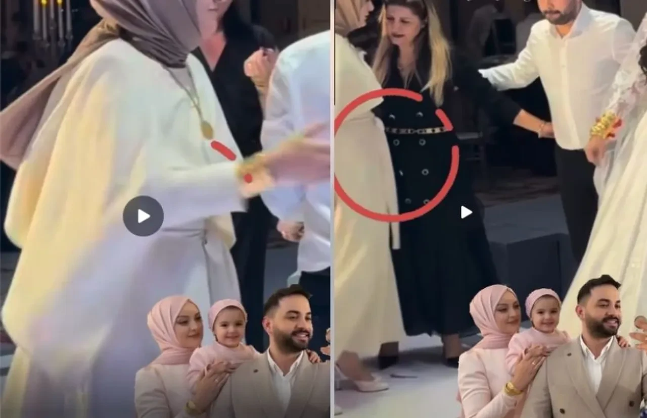 Kadir Ezildi'nin eşi Gamze Türkmen'in düğünde çıkan videosu "Hamile" iddialarını güçlendirdi 