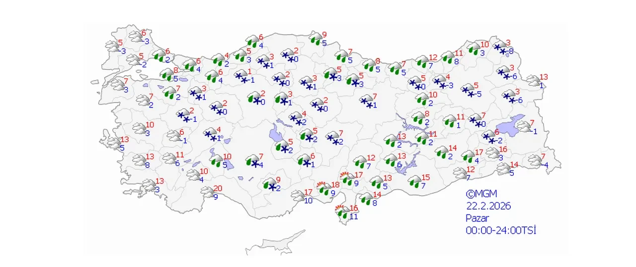 Meteoroloji birçok ili uyardı! Kuvvetli kar yağışı geliyor: Lapa lapa yağacak 