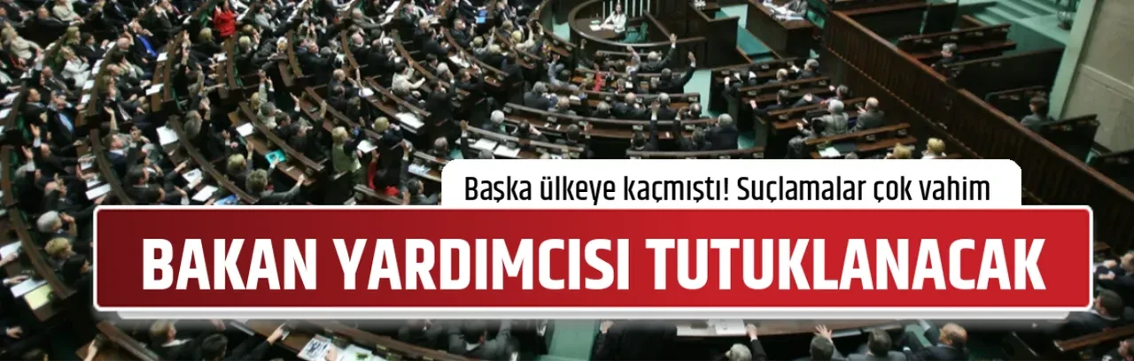 BAKAN YARDIMCISI TUTUKLANACAK