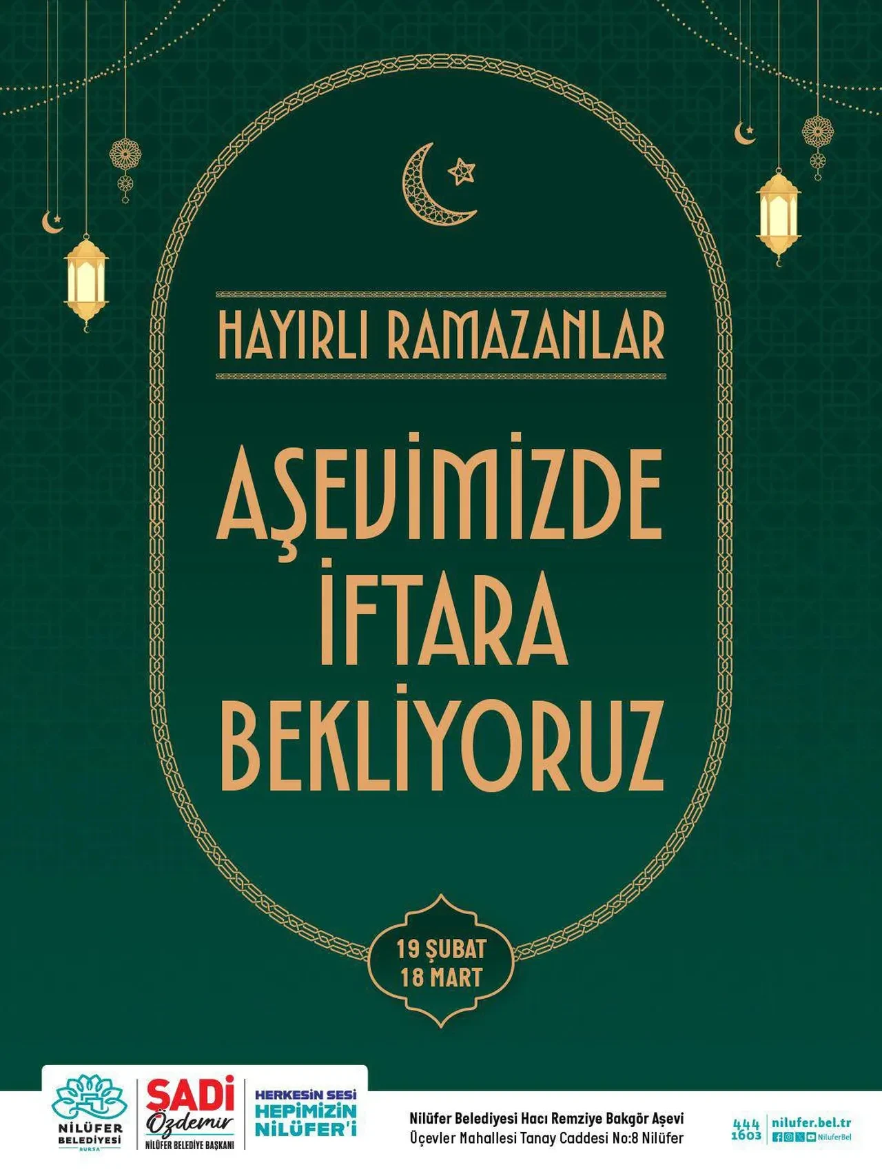 Bursa iftar çadırı yerleri 2026! Yıldırım, Nilüfer, Mudanya iftar çadırı nerede?