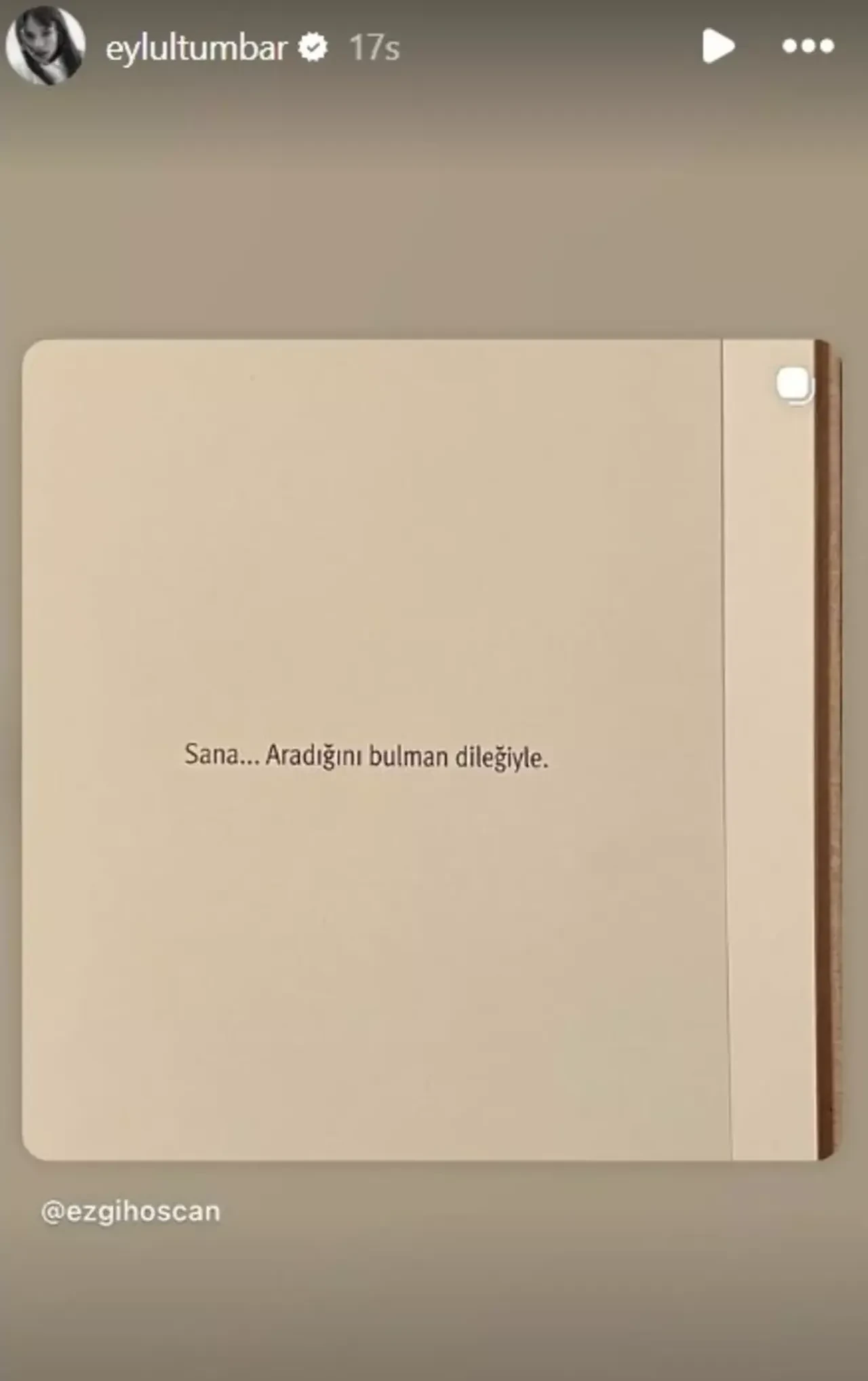 Enes Koçak'tan ayrılan Eylül Tumbar'dan imalı gönderme 